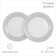 Plates Wy Eternal, D = 25.5 cm, dining, set 2 pcs, porcelain
