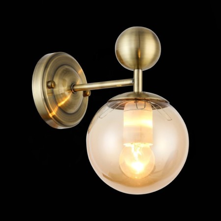 Wall lamp EVOLUCE. Sle106301-01. Pechio. 1x60 W, E27, 13x20 cm, bronze color-1