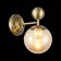 Wall lamp EVOLUCE. Sle106301-01. Pechio. 1x60 W, E27, 13x20 cm, bronze color