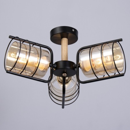 Maintenance chandelier 3he27 40w Black 43x43x21cm Bayerlux-1