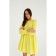 Dress summer female mist size 48, yellow color