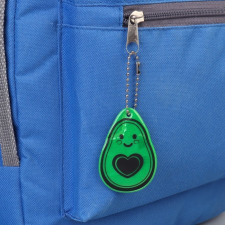 Avocado reflective element, bilateral, 4.1 × 6 cm, green color-1