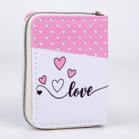 Lightning wallet, pink/white color-2