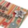 Money envelope "Congratulations!" Dec. element, stripes, flowers, 9x17 cm