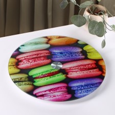 Glass stand for the cake rotating shade 
