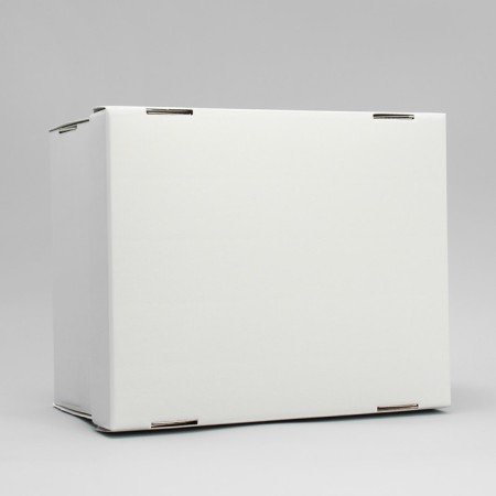 Gift folding box, packaging, "gray", 31.2 x 25.6 x 16.1 cm cm-2