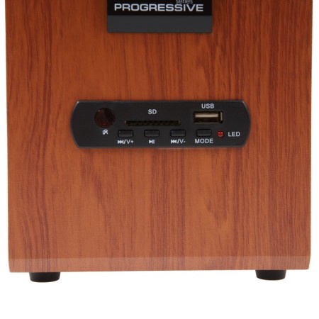 Computer speakers 2.1 Dialog AP-150, 2 x 5W + 10W, MP3, remote control, 220V, brown-4