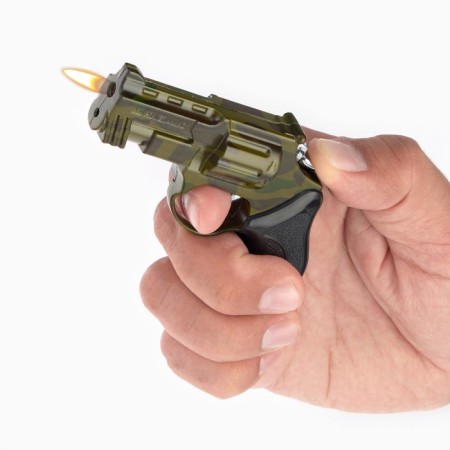 Gas lighter "Revolver", with a laser, Piezo, 1.8 x 7.3 x 11 cm-5