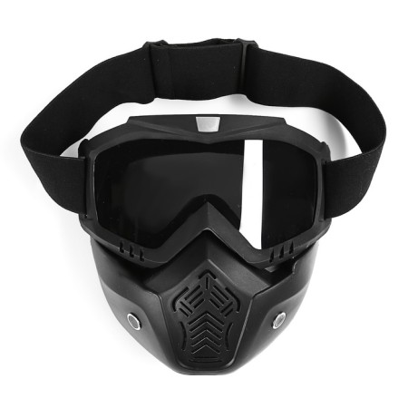 Mask glasses for motor vehicles, collapsible, glass with darling, black-6