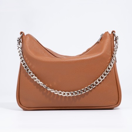 Women's bag Miss Bag with a zipper, external pocket, redhead