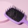 The comb is massage, wide, ventilated, 8.4 × 20.5 cm, mix color