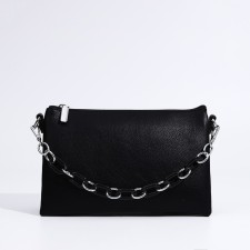 Bag Cross-Bodi with a zipper, black color