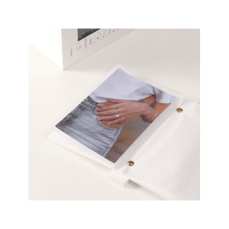 Photo archive in 96 photos 10x15 cm + frame 10x15 cm "Remember?" White 20x15x12 cm-4