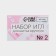 Set of sewing needles No. 2, d = 1.05 / 1.25 mm, 4 - 5.2 cm, 10 pcs
