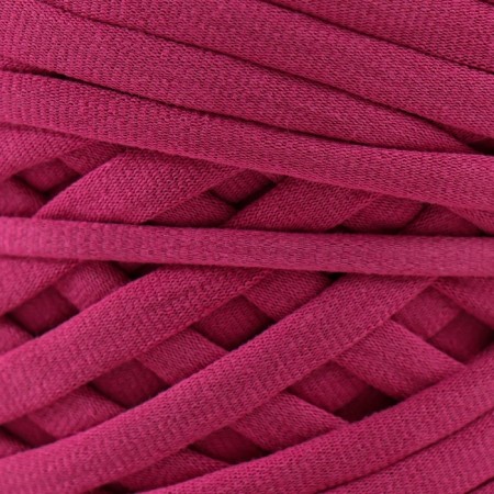 Knitted yarn, width 7-9 mm, 100m/295 gr ± 10% (06 - lingonberry)-2