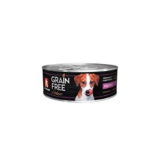 Wet feed Grain free turkey, for dogs, railway, 100 g