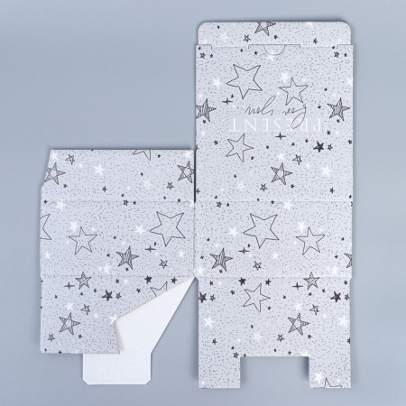 Box Gift team, packaging, “stars”, 15 x 15 x 7 cm-7
