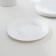 A set of dessert plates Luminarc Trianon, D = 20 cm, glass ceramic, 6 pcs, white color