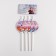 Cold heart cocktail tubes, 4 pcs in the set, 24 cm