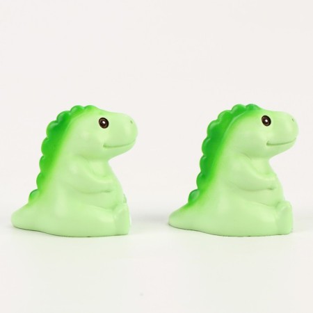 Miniature puppet "dinosaurus", set 2 pcs., Size 1 pc. - 3.5 × 5 × 2 cm, green color-3