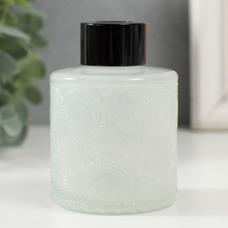 Diffusor for essential oils with a “flower” lid is white 100 ml 6x6x8 cm-1