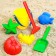 Set for playing in sand No. 40, Mix colors