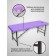 Cosmetological couch with a face for the face of the Massage Basic SV, size 180 × 60 × 72 cm, lilac color