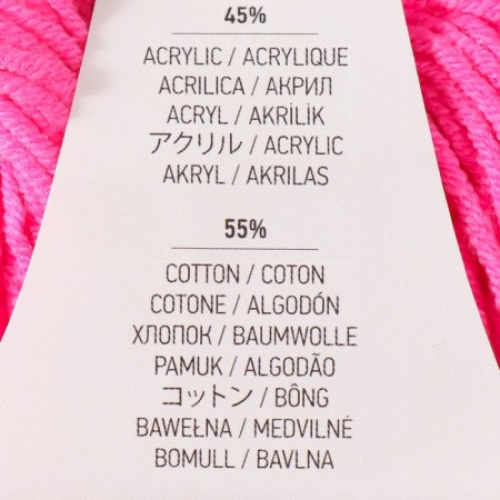 Yarn "jeans" 55% cotton, 45% acrylic 160m/50g (59 mallow)-4