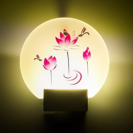Bra "Lotos" LED 6W 4000k white 19.5x6x19.5 cm-3