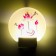 Bra "Lotos" LED 6W 4000k white 19.5x6x19.5 cm