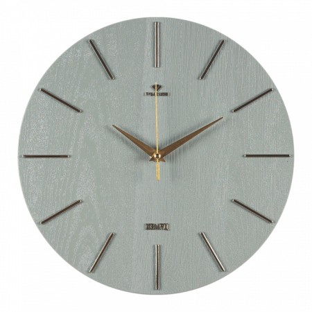 Watching clock, interior "classics", silent, D-30 cm, olive-1