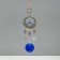 Suspension from the evil eye Metal "Wings" 6x22 cm