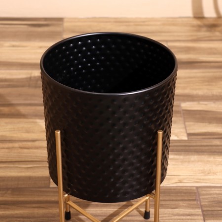 Kashpo on the stand "Space" metal (set 2 pcs), diameter 30 and 25 cm-3
