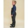 Semi -combinezone children, height 110 cm, black color
