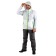 Vetrovka Payer "Fox" is moisture-proof, nylon, white with black, rr 56-58 Height 182-188