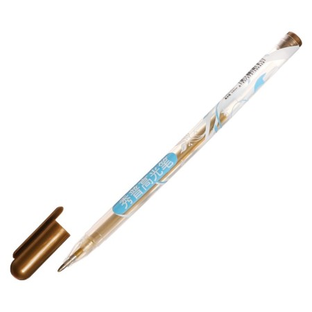 Set of gel pens 3 colors, white, silver, golden-2
