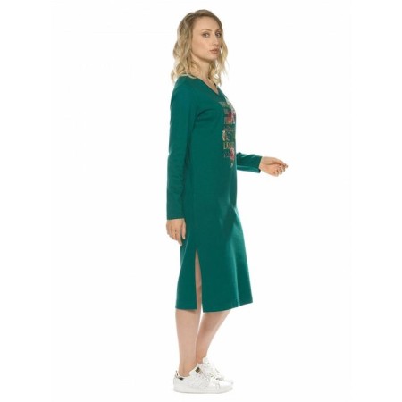 Women's dress, size s, emerald color-2