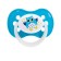 Silicone Syilicone dummy OWL, from 0 to 6 months, color mix
