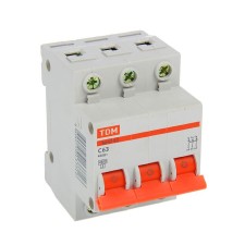 Automatic switch TDM VAL47-63, 3P, 63 A, 4.5 ka