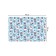 A set of napkins for setting the New Year balls table, rectangular, rounded edges, size 30x46 cm, 4 pcs