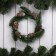 LED figure “Wreath with cones” 20 cm, plastic, batteries CR2032x2 (not in the kit), glow warm white