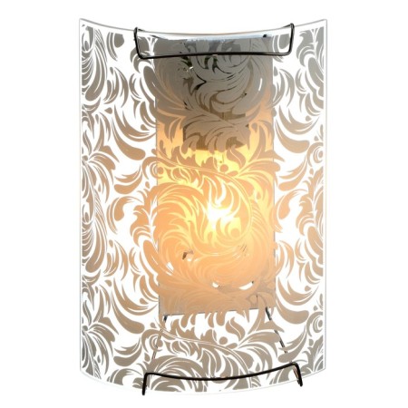 The lamp is wall-flowing "feathers" E27 60W 22x15cm.-1
