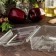 The plastic disposable container with an insoluble lid pr-K-7a, 250 ml, 21.5 × 13.5 × 7.2 cm, the color is transparent