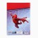 Cardboard color, A4, 16 sheets, 8 colors, non-unilateral, in folder, 220 g/m², Spider-Man