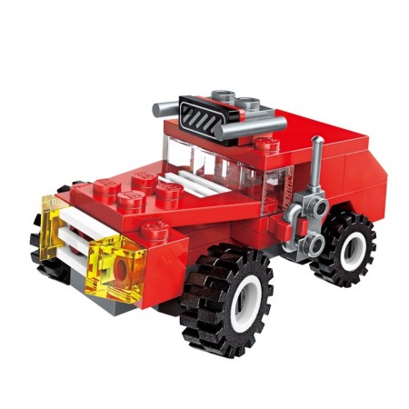 Designer "Firefighters. Transport ", 8 species, mix color, in a package-8