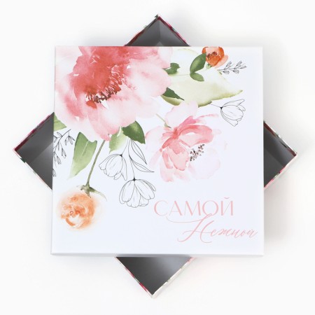 Gift box, packaging, “most tender” 24 x 24 x 13 cm-3