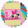 Cardboard color with sparkles, A4, 10 sheets, 10 colors, non -unilateral, one -sided, in a package, 250 g/m², Minnie Mouse