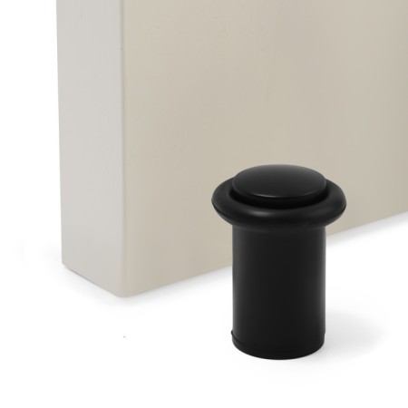 Door stop u301bl, d = 27 mm, h = 57 mm, black color is black-5