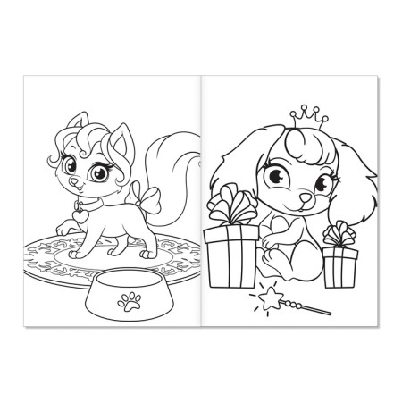 Coloring "Cute pets", A5, 12 p.-1
