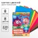 Cardboard Color, A4, 8 sheets, 8 colors, non -moped, bilateral, in the folder, 220 g/m², Smeshariki